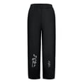 thumbnail image 4 of Lilgiuy Women Fashion Casual Printing Pocket Fold Loose Full Length Pants for Camping Climbing, 4 of 4