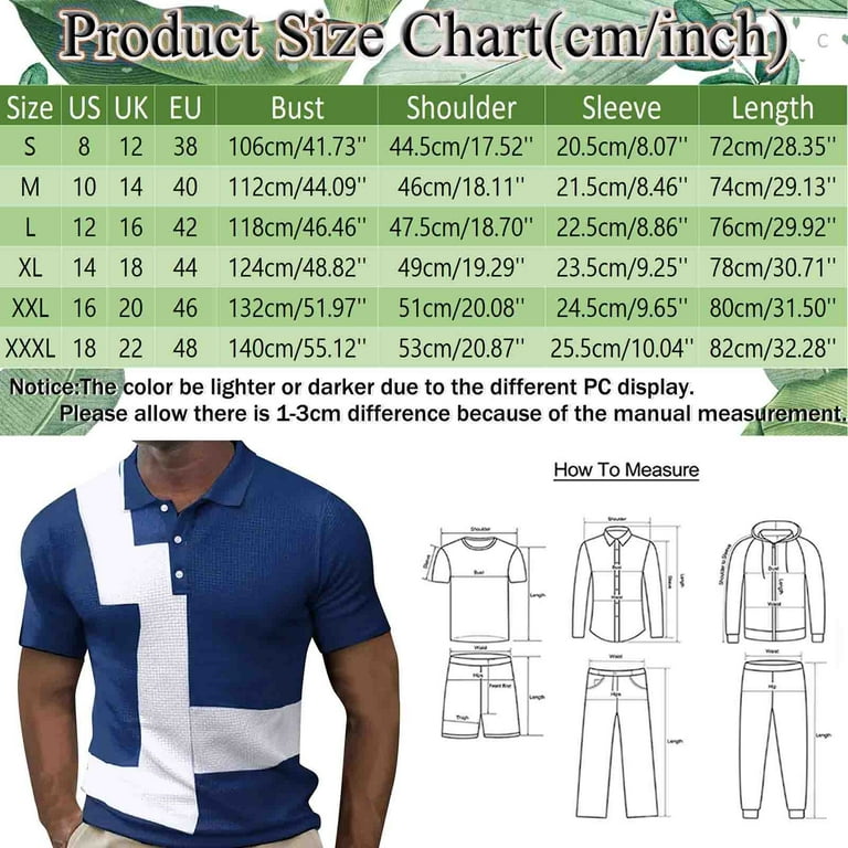 Men Summer Button Plaid Polo Shirts Short Sleeve Colorblock Lapel  Lightweight Polo Shirts T-Shirt Mens Classic Stylish Casual Streetwear