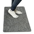 thumbnail image 4 of Oliver & Smith Anti Fatigue mat cushioned memory foam, waterproof, non-slip, comfort pad for office, laundry, home. 18x30 Black, 4 of 6