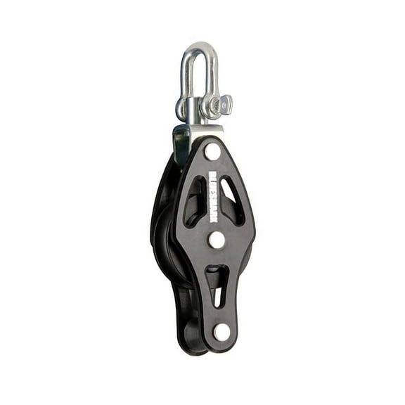 BLUESHARK 28mm Single Swivel Becket Aluminum Sailing Block Choose Quantity (1-Pack) 2103-A