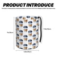thumbnail image 3 of Naloa Coffee To Go Pattern Car Trash Can Garbage Car Accessories Trash Can Car Waste Bin for for Driver and Passenger Any Vehicle, 3 of 7