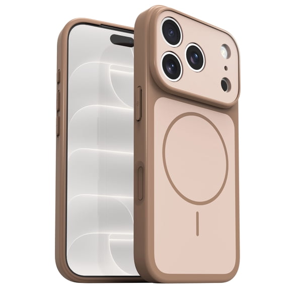 Vena For Apple iPhone 18 Pro Case / 17 Pro Case, Magnetic Phone Case, Shockproof Bump Resistant Protective Cover, Support Wireless Charging, Beige