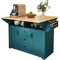 thumbnail image 5 of Dual Drop Leaf & Folding Design / Transformable Kitchen Island for Dining, Work, and Storage, 5 of 6