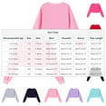 thumbnail image 2 of Cethrio Girls Cotton Sweatshirts, Pullover Crew Neck Athletic Casual Long Sleeve Tops Hot Pink Size 7-8 T, 2 of 8