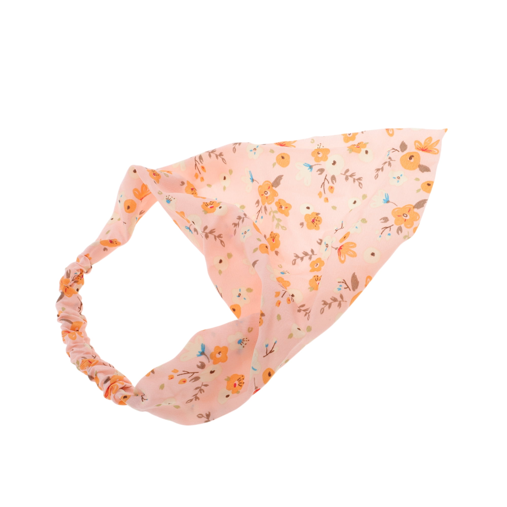 Unique Bargains 1pc Stylish Fashion Floral Headwrap for Any Occasion Pink