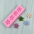 thumbnail image 1 of Silicone 4 Grid Flower Shape Washable Replacement Mould Silicone Cake Mold Romantic DIY Washable Replacement Home Kitchen Fondant Chocolate Baking Mould, 1 of 8