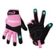 thumbnail image 1 of Guantes de trabajo de seguridad WORKPRO Pink para mujer de poliéster, 1 of 8
