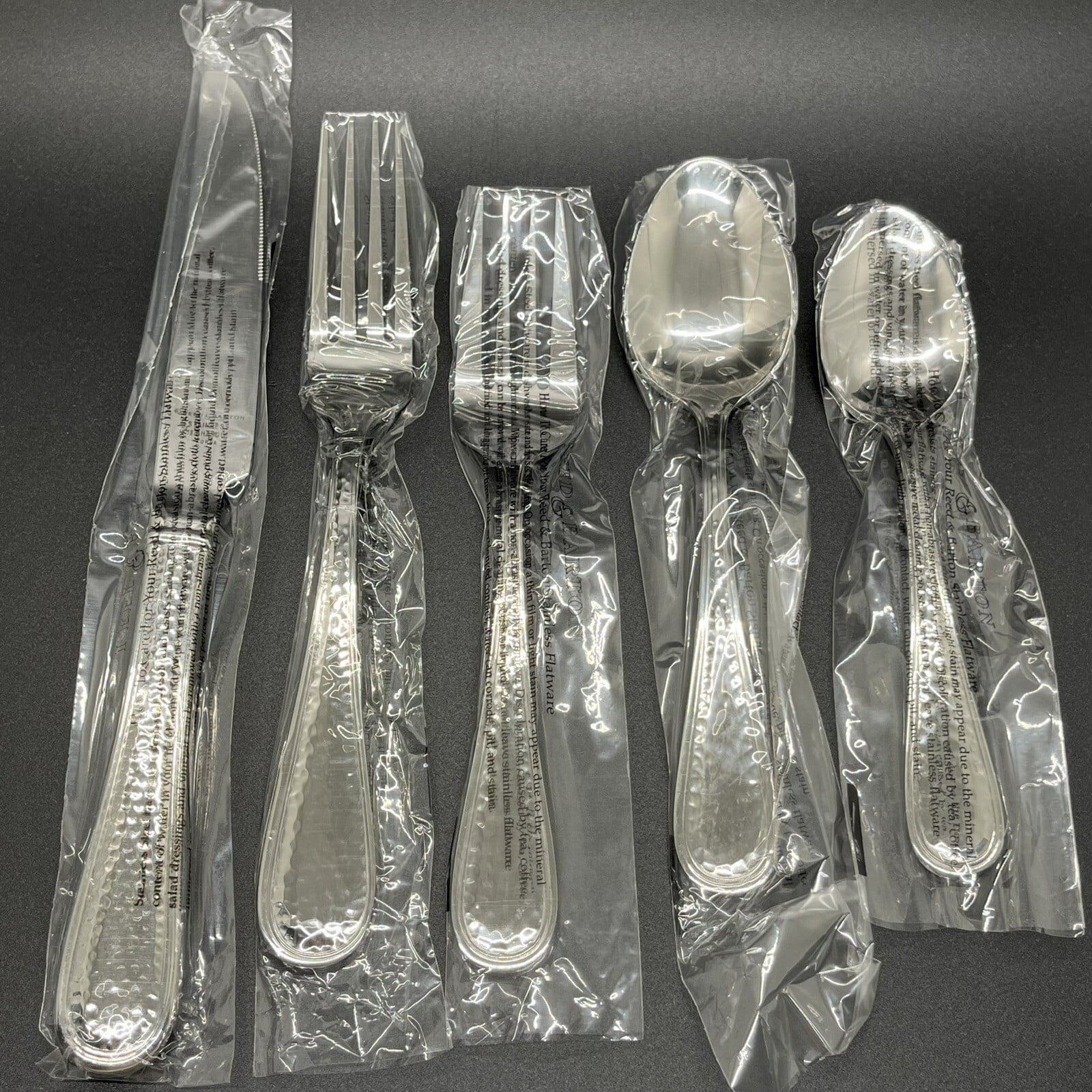 Reed & Barton Andover Pearl 18/10 Stainless Steel 65pc. Flatware