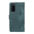 thumbnail image 6 of Nalacover Slim Wallet Case for Samsung Galaxy S20, for Women Men, Embossed Pattern PU Leather Shockproof Magnetic Clasp Credit Card Slots Flip Kickstand Phone Case+Wrist Strap,Green, 6 of 7