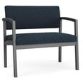 thumbnail image 1 of Chaise Bariatrique en Acier Lenox pour Réception et Salle d'Attente / Acier Charbon / Bleu, 1 of 5