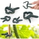 thumbnail image 2 of CHAO 80 clips ajustables de soporte para plantas, cubiertas de estacas de jardín, estructura de soporte para amarre para jardín, vides, verduras y tomates (40 clips grandes y 40 pequeños), 2 of 5