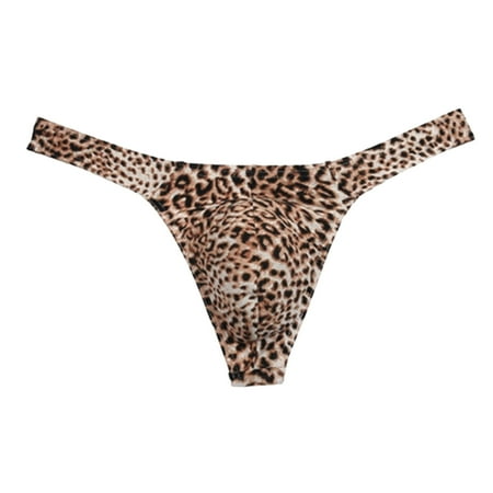 

Zerlibeaful Mens Underwear Boxer Briefs 1PC Leopard Breathable Elastic Moisture Wicking Underpants