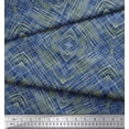 thumbnail image 3 of Soimoi Georgette Viscose Fabric Geometric Check Printed Craft Fabric by The Yard 42 Inch Wide, 3 of 3