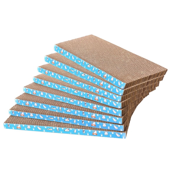 Bloc de notas para rascar con forma de gato Mankaide, 8 paquetes, de cartón reversible