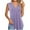 Purple, variant on Yghzkop Casual Tank Tops for Women V Neck Sleeveless Solid Color Top Pleated Tunic Shirt Top Summer Lightweight T Shirts Fashion Blouse