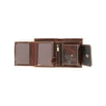 thumbnail image 4 of CTM  Oil Pull Up Leather Euro Bifold Wallet (Men), 4 of 6