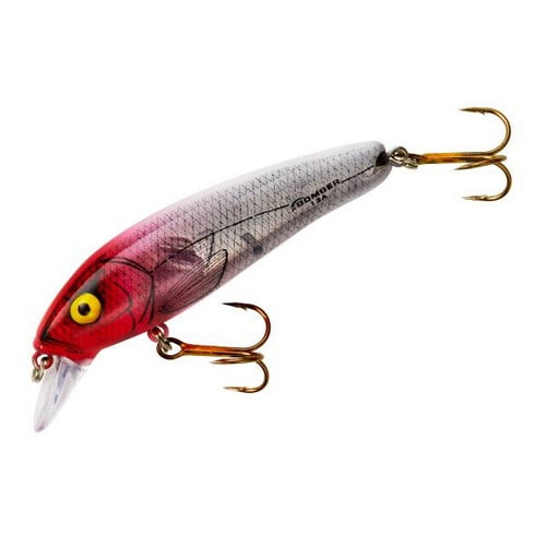 Bomber B13AXSI04 Long A Silver/Red Minnow Jerkbait Bass