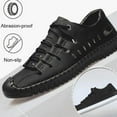 thumbnail image 3 of Wrapped Toe Hollow Leather Sandals For Men Hiking Shoes For Summer/beach, 3 of 5