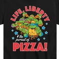thumbnail image 3 of Teenage Mutant Ninja Turtles - Life Liberty Pursuit Of Pizza - Youth Short Sleeve Tee, 3 of 5