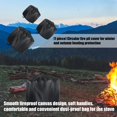thumbnail image 2 of Outdoor Heaters Protectors Cover Waterproof PVC Lined Winter Fire Pit Guard Easy Fold Portable Design, 2 of 9
