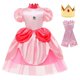 thumbnail image 1 of Disfraz de princesa y melocotón para niños, ropa rosa para Cosplay, vestido de fantasía para niños de 2 a 10 años, Carnaval de Halloween Fivean unisex, 1 of 2