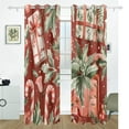 thumbnail image 2 of Christmas Candy Canes Gifts Black Out Curtains 72 Inch Length Curtains for Sliding Glass Doors Bedroom Living Room 2 Pack, 2 of 6