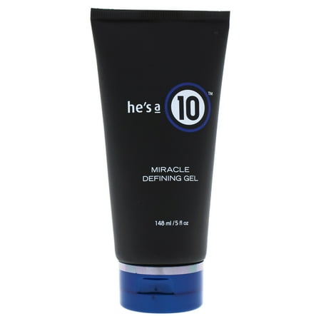 Aquage Straightening Gel - It's A 10 He Is A 10 Miracle Defining Gel for Men, 10 Oz