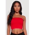thumbnail image 2 of Women's Ribbed Knit Seamless Tube Top, 2 of 5