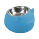 thumbnail image 2 of Comedero para perros inclinado a 15 degree, de acero inoxidable, para gatos y cachorros de interior. Azul, 2 of 9