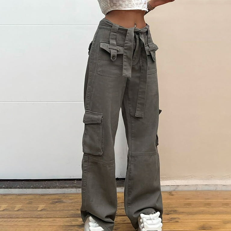 symoid Fall Cargo Pants Women- Street Style Fashion Design Sense
