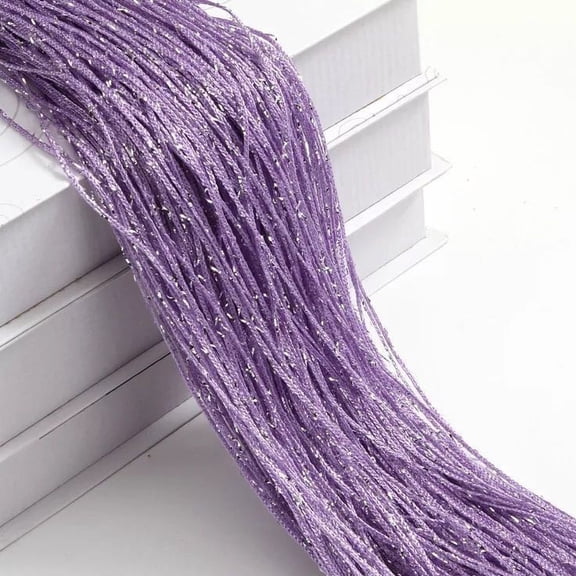 XmhyTop-A String Door Curtains 2 Pack 100*200cm Boho Doorway Curtains, Polyester Decorative Curtains for Home Privacy Room Division, Backgrounds Decor,Light Purple