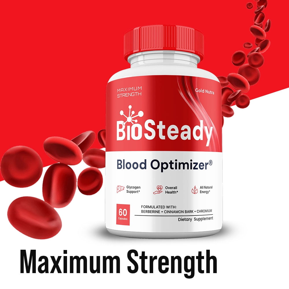 (1 Pack) BioSteady Supplement Capsules, All Natural Glycogen Supplement, BioSteady Pills Maximum Strength