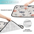 thumbnail image 3 of Washable Pet Pee Pads with Super Absorbent Reusable Training Pads for Dogs & Cats Elegant and Simple Flowers, 3 of 6