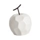 thumbnail image 3 of Escultura de fruta de cerámica de mesa, escultura decorativa creativa, estatua para decoración del hogar manzana blanca, 3 of 9