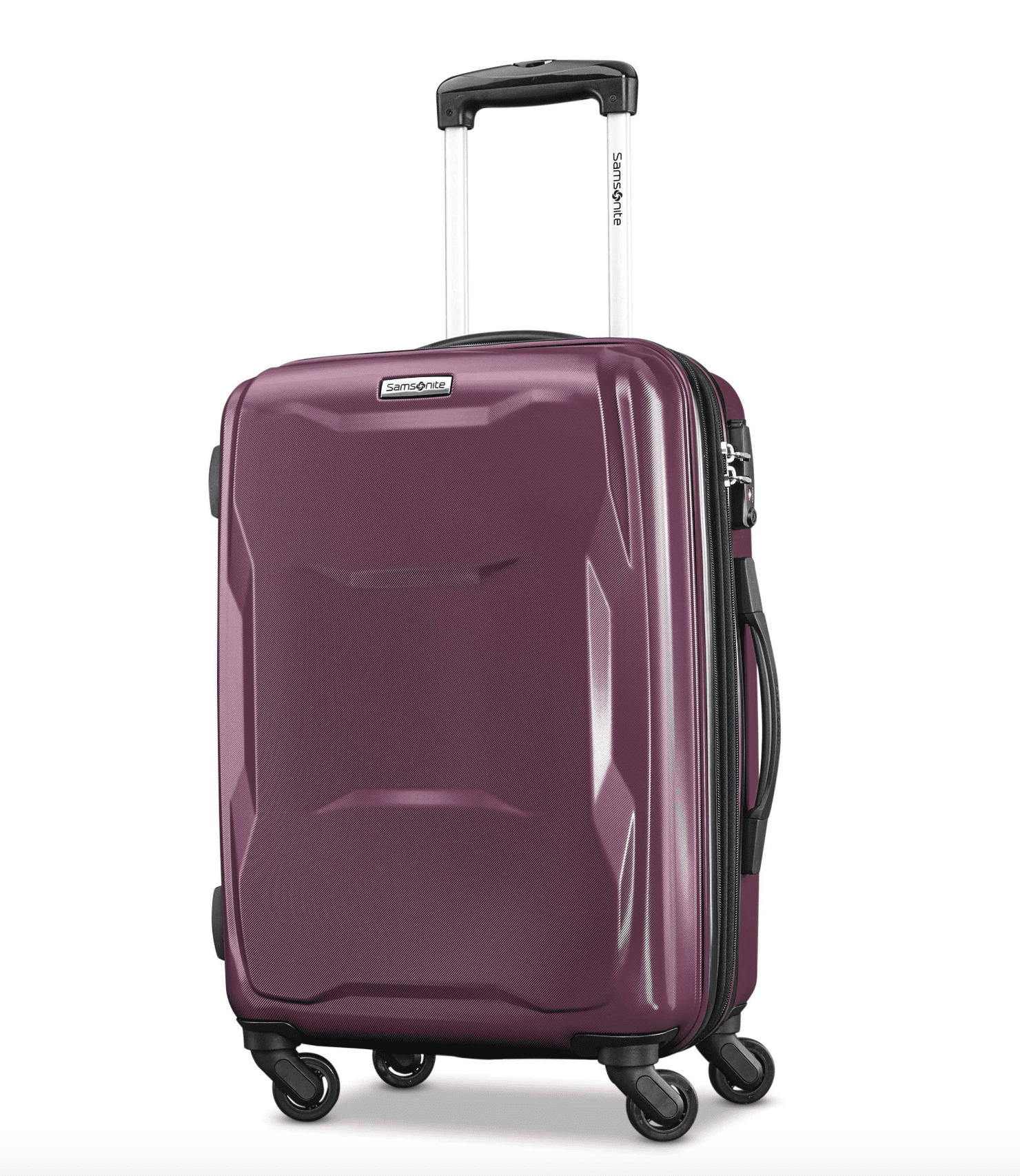 Samsonite - Samsonite Pivot 20' Carry-On Hardside Spinner Luggage (Purple) - Walmart.com 