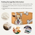 thumbnail image 6 of Bones Dogs Storage Bins Baskets With Handles Storage Box Clothes Organizer Organization Toys, 6 of 7