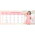 thumbnail image 2 of Lanbubble Toddler Girls School Uniform Dress with Bag Short Sleeve Casual Polo Tennis Dress 3-7 Years, 2 of 8
