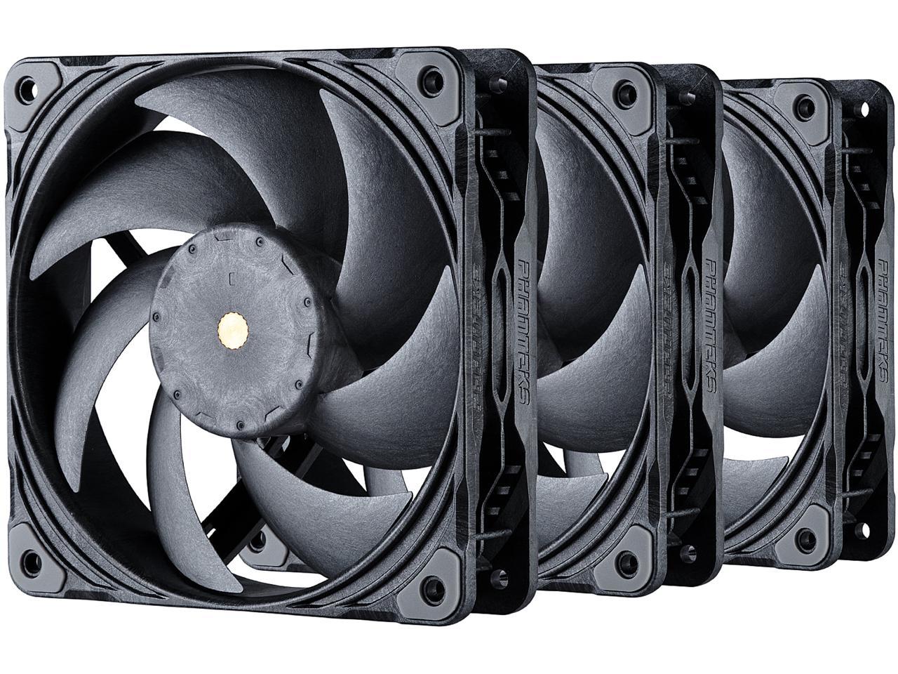 Arctic P12 Slim PWM PST 120mm Case Fan – Fluid Dynamic Bearing, Black, 2100 RPM