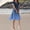 Blue, variant on Ovbmpzd Business Casual Dress for Women Satin Mini Black Dress V Neck Short Sleeve Dresses Womens Formal Dresses L