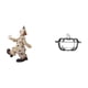 thumbnail image 1 of Figura de , dulcero, tarro de cristal, estatua de resina, adorno de calabaza, estatuilla decorativa. Ideal para regalar, decorar el hogar o cele, 1 of 8