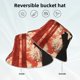 thumbnail image 2 of Balery Silhouette Trumpet Red Art Sombreros para el sol para hombre y mujer, sombrero de pescador con UPF 50+, 2 of 6
