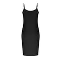thumbnail image 4 of Taqqpue Plus Size Nightgowns for Women Casual Solid Color Spaghetti Strap Scoop Neck Full Slip Sleeveless Nightgown Skirt Cami Lightweight Loose Fit Knee Length Sleep Dress Sleepwear, 4 of 8