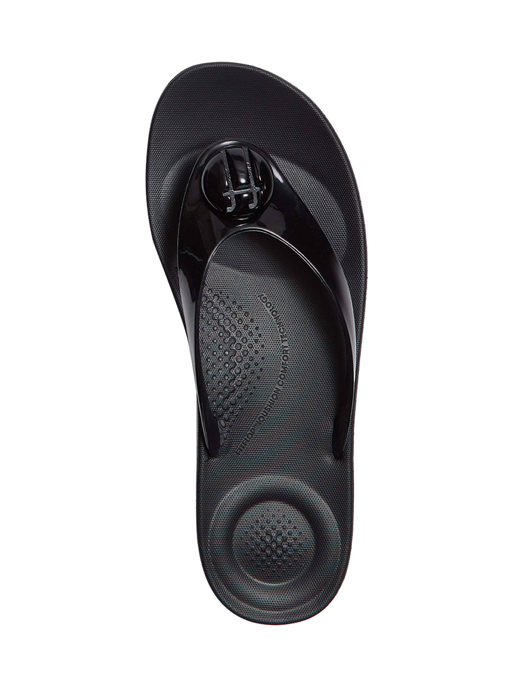 Fitflop Women's Iqushion Glossy-Button Flip-Flops