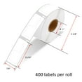 thumbnail image 5 of GREENCYCLE 3 Roll (400 Labels/Roll) Price Tag Rat Tail Style Multipurpose Labels Compatible for Dymo 30373 7/8" x 15/16"(22mm x 24mm) LabelWriter Printer,BPA Free, 5 of 5