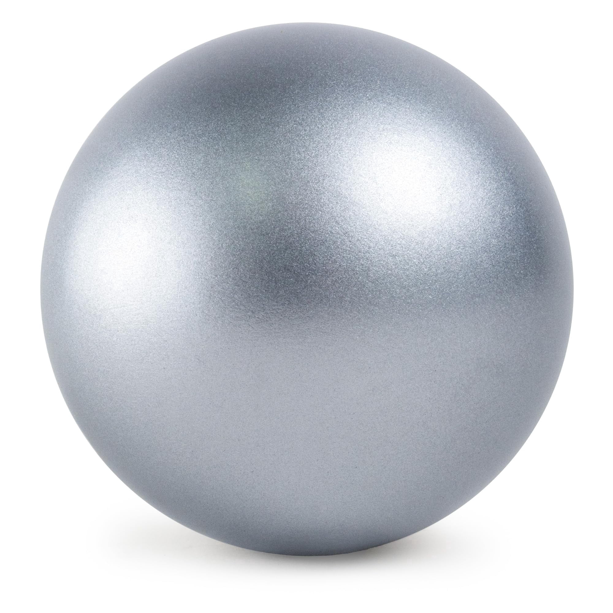 Cannon Sports Official Cast Iron Shot Put - Turned to Precise Specifications - Regulation Weight & Size for Competitions, Practice, Strength Training - Suitable for All Athletes (10 lbs., Silver)