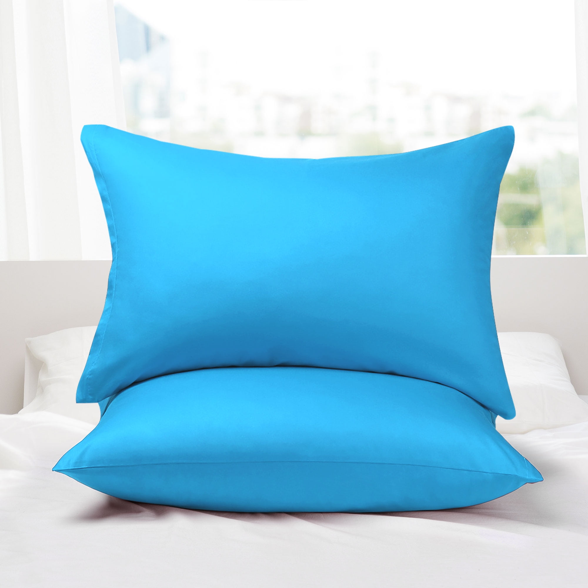 Waterproof Zippered Sateen Pillow Covers - Pack Of 2 Togo