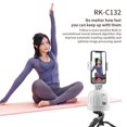 thumbnail image 3 of 360 Rotation Follow-up Gimbal Stabilizer Monopod Build-in 1200mah Battery Face Recognition Tracking Gimbal Holder White, 3 of 5