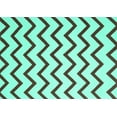 thumbnail image 1 of Ahgly Company Indoor Rectangle Abstract Turquoise Blue Contemporary Area Rugs, 2' x 5', 1 of 4