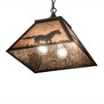 thumbnail image 6 of Meyda Tiffany 172894 Running Horses 2 Light 22" Wide Pendant - Bronze, 6 of 7