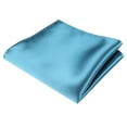 thumbnail image 1 of Trayknick Men's Satin Solid Plain Color Handkerchief Hanky Pocket Square for Wedding Party, 1 of 13